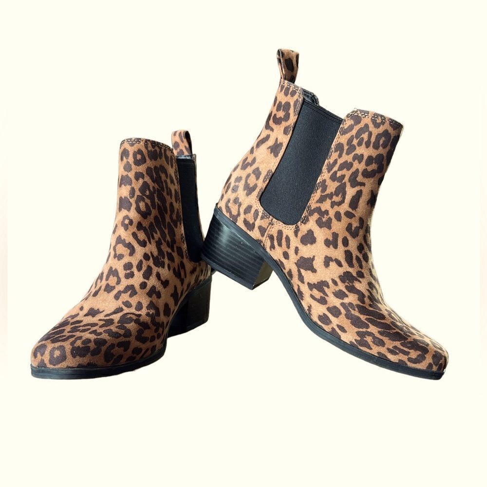 A New Day leopard print ankle boots